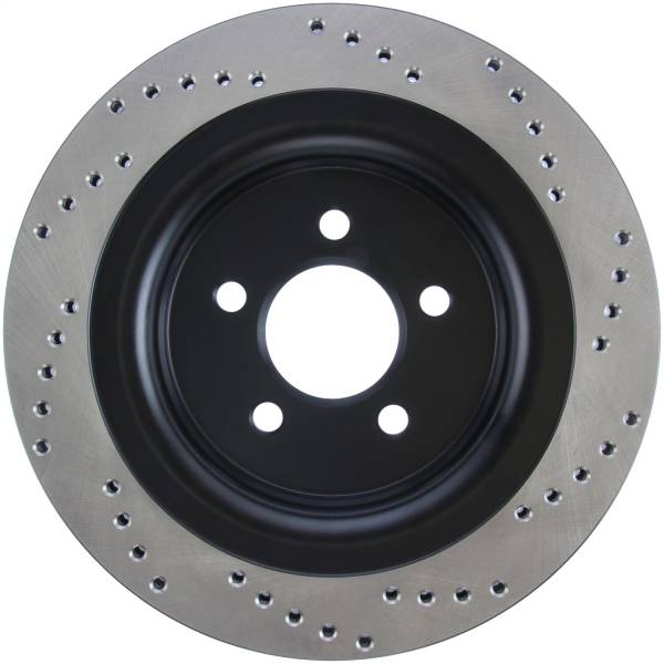 Stoptech - StopTech Sport Cross Drilled Brake Rotor Rear Right 128.61109R