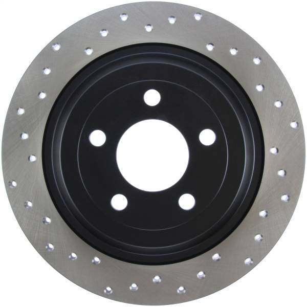 Stoptech - StopTech Sport Cross Drilled Brake Rotor Rear Right 128.61111R