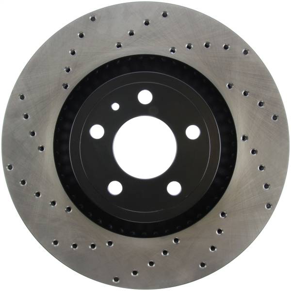 Stoptech - StopTech Sport Cross Drilled Brake Rotor Front Right 128.61114R