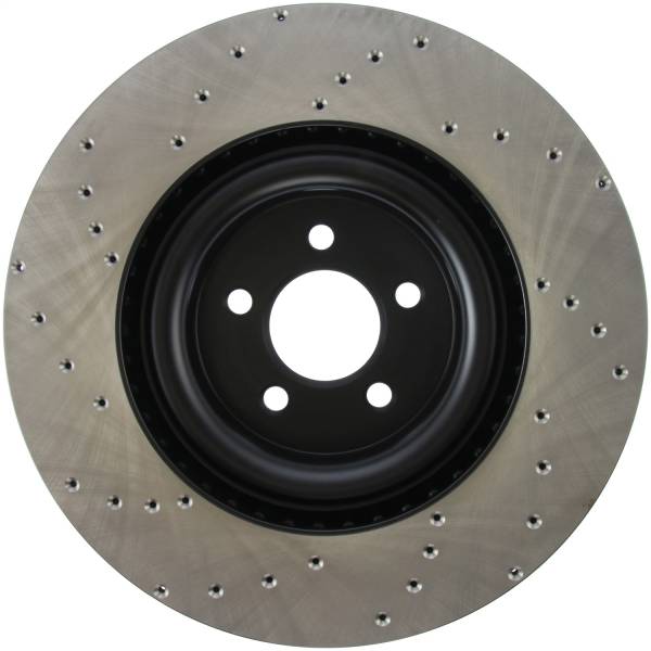 Stoptech - StopTech Cross Drilled Sport Brake Rotor - 2015 Ford Mustang w/ Brembo - Front Left - 128.61116L