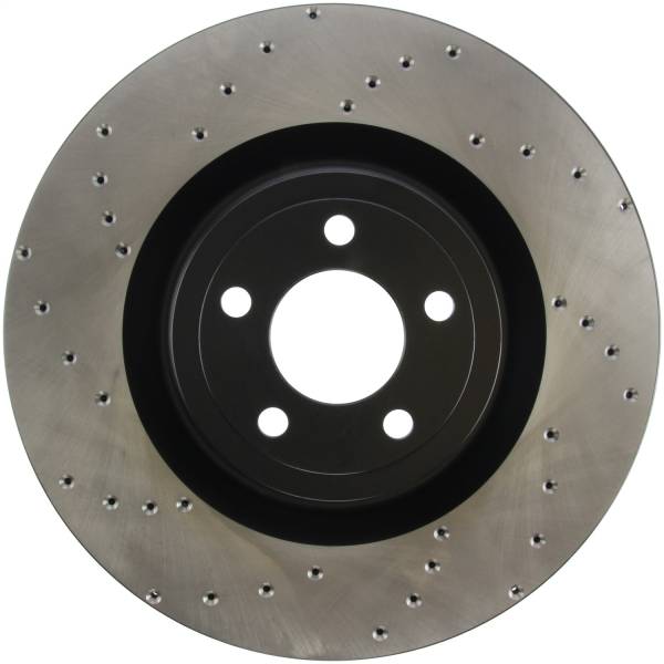 Stoptech - StopTech Sport Cross Drilled Brake Rotor Front Right 128.61116R