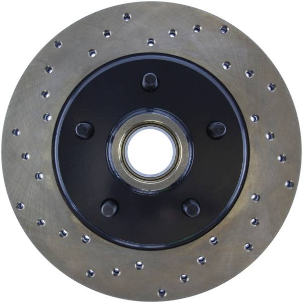 Stoptech - StopTech Sport Cross Drilled Brake Rotor Front Right 128.62012R