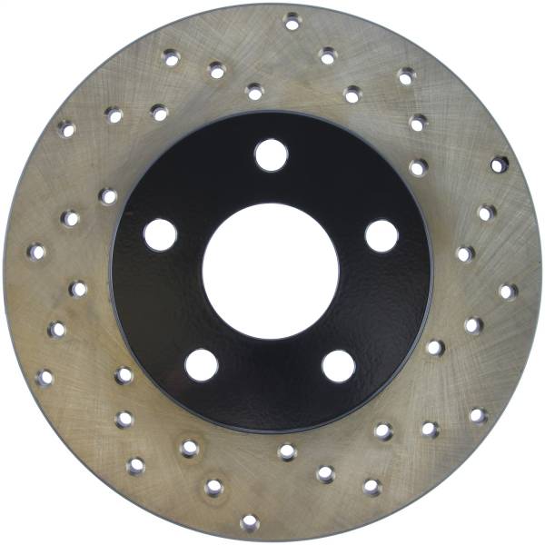 Stoptech - StopTech Sport Cross Drilled Brake Rotor Rear Left 128.62019L