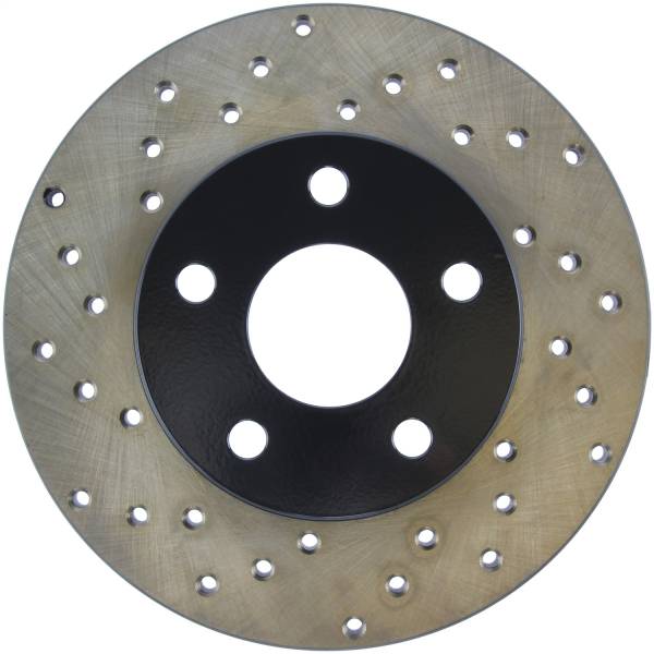 Stoptech - StopTech Sport Cross Drilled Brake Rotor Rear Right 128.62019R