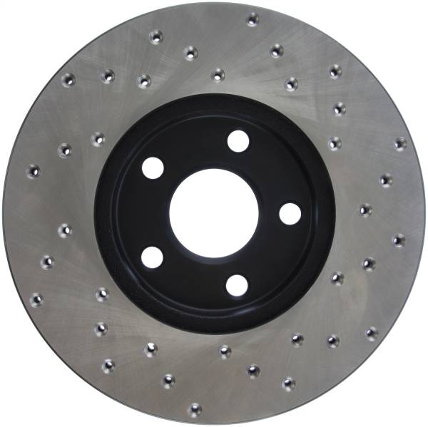 Stoptech - StopTech Sport Cross Drilled Brake Rotor Front Right 128.62034R