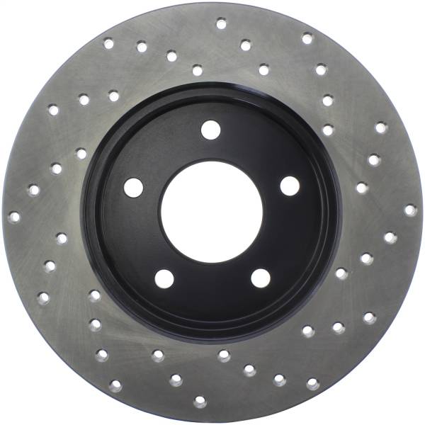 Stoptech - StopTech Sport Cross Drilled Brake Rotor Rear Right 128.62045R