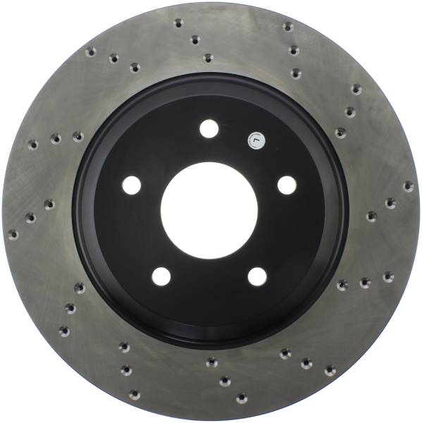 Stoptech - StopTech Sport Cross Drilled Brake Rotor Front Left 128.62046L