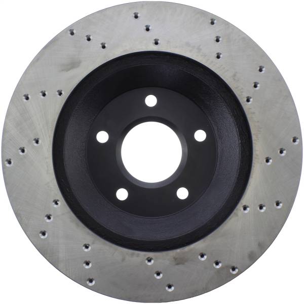 Stoptech - StopTech Sport Cross Drilled Brake Rotor Front Right 128.62047R