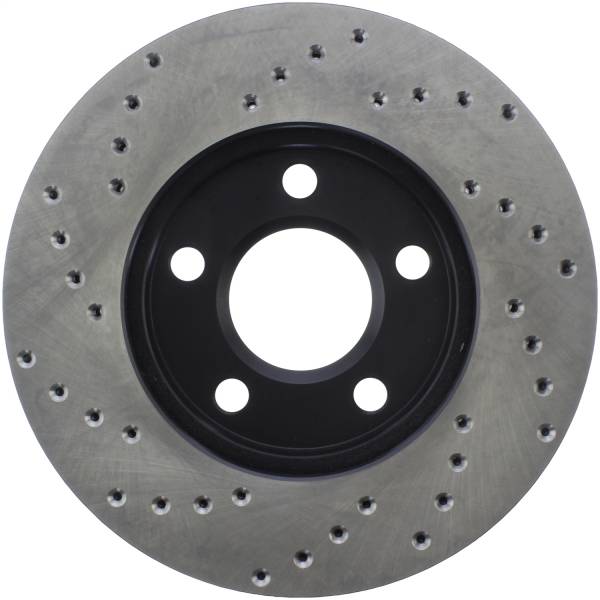 Stoptech - StopTech Sport Cross Drilled Brake Rotor Front Left 128.62050L