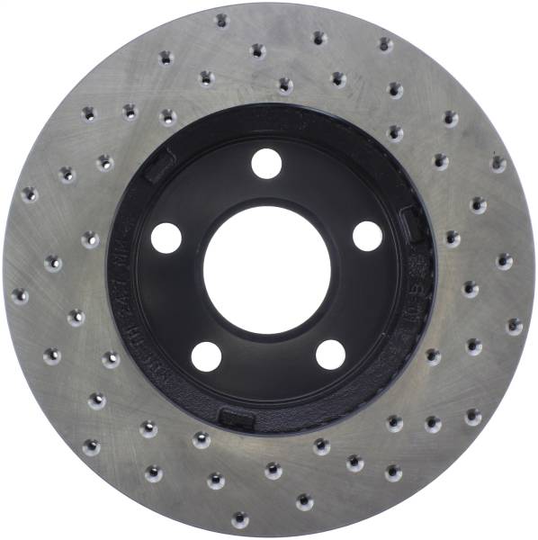 Stoptech - StopTech Sport Cross Drilled Brake Rotor Front Right 128.62056R