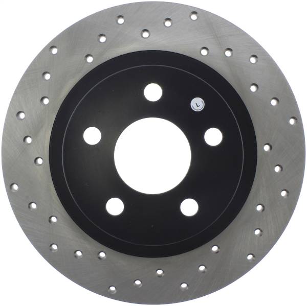 Stoptech - StopTech Sport Cross Drilled Brake Rotor Rear Right 128.62064R