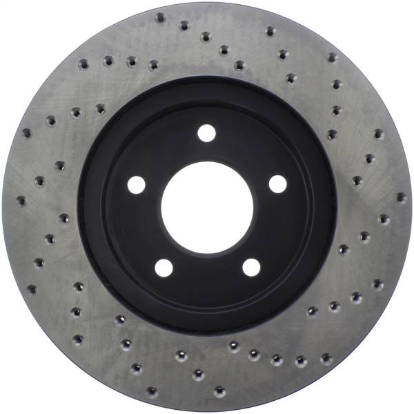 Stoptech - StopTech Sport Cross Drilled Brake Rotor Front Right 128.62068R