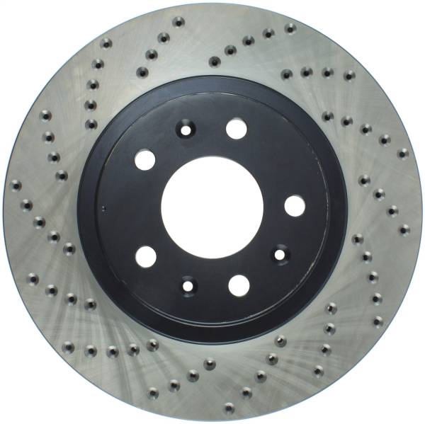 Stoptech - StopTech Sport Cross Drilled Brake Rotor Front Right 128.62069R