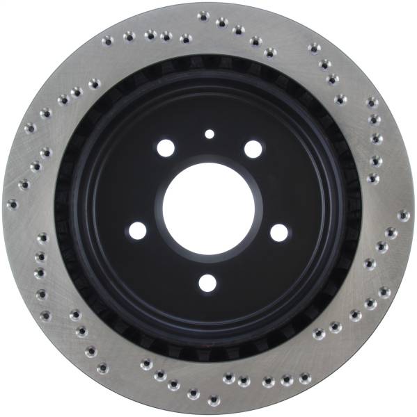 Stoptech - StopTech Sport Cross Drilled Brake Rotor Rear Right 128.62071R