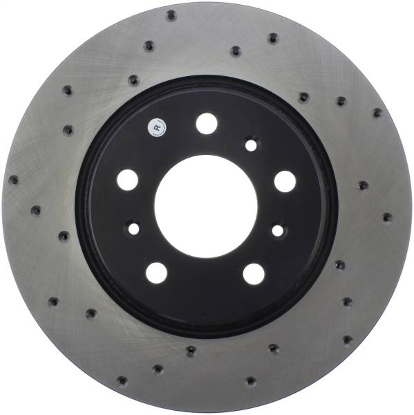 Stoptech - StopTech Sport Cross Drilled Brake Rotor Front Right 128.62073R