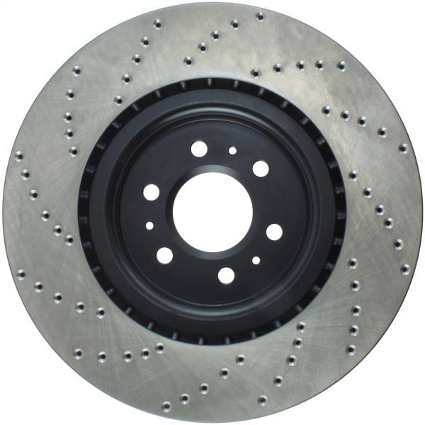 Stoptech - StopTech Sport Cross Drilled Brake Rotor Front Left 128.62075L