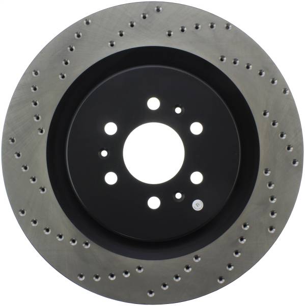 Stoptech - StopTech Sport Cross Drilled Brake Rotor Rear Right 128.62076R