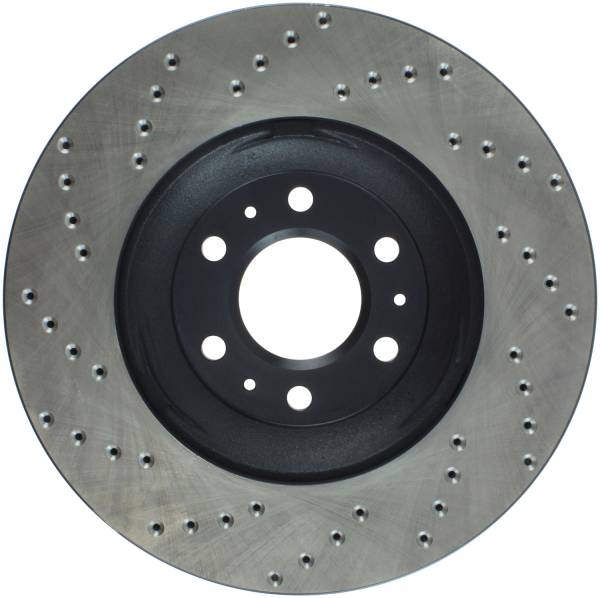 Stoptech - StopTech Sport Cross Drilled Brake Rotor Front Left 128.62082L