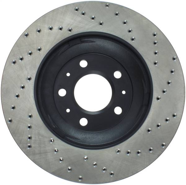 Stoptech - StopTech Sport Cross Drilled Brake Rotor Front Right 128.62084R