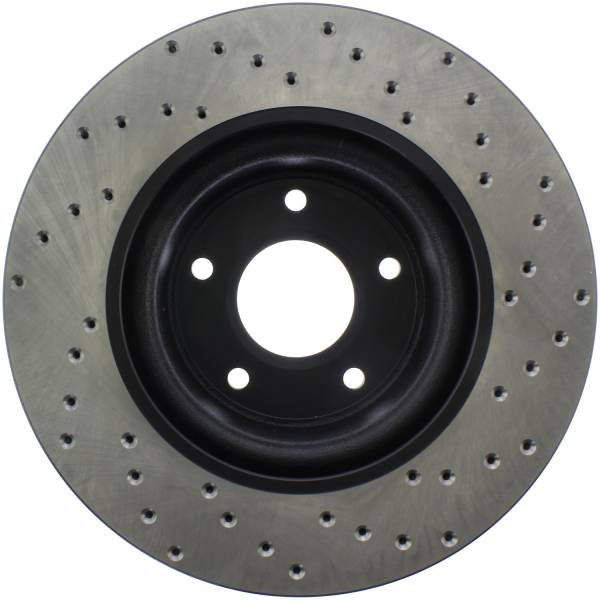 Stoptech - StopTech Sport Cross Drilled Brake Rotor Front Right 128.62089R