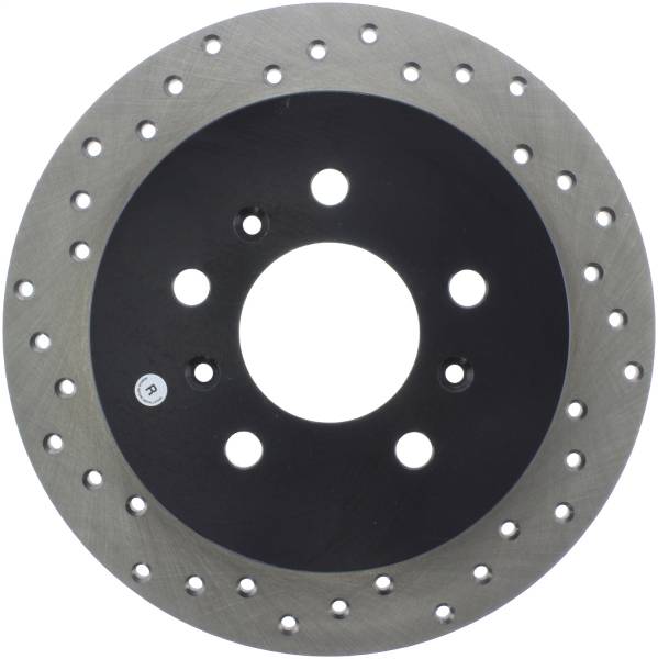 Stoptech - StopTech Sport Cross Drilled Brake Rotor Rear Right 128.62097R