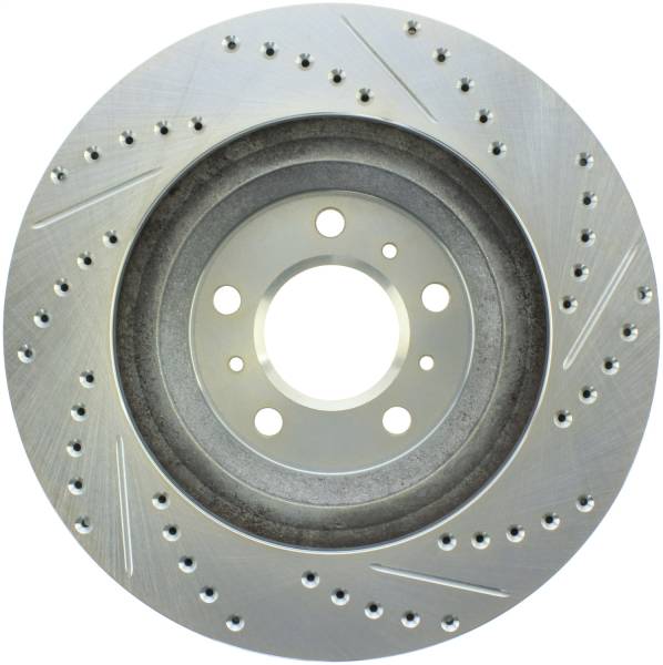 Stoptech - StopTech Sport Cross Drilled Brake Rotor Front Right 128.62099R