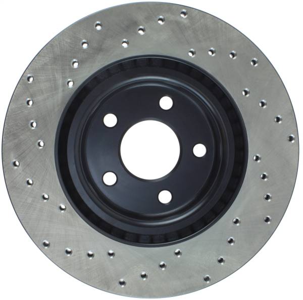 Stoptech - StopTech Sport Cross Drilled Brake Rotor Front Left 128.62116L