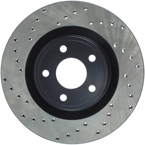 Stoptech - StopTech Sport Cross Drilled Brake Rotor Front Right 128.62116R