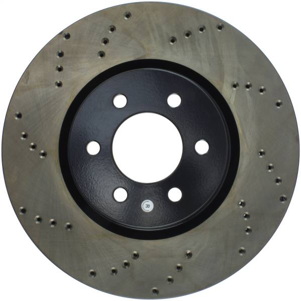 Stoptech - StopTech Sport Cross Drilled Brake Rotor Front Right 128.63036R