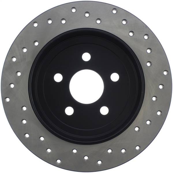 Stoptech - StopTech Sport Cross Drilled Brake Rotor Rear Right 128.63043R