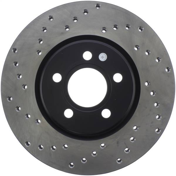 Stoptech - StopTech Sport Cross Drilled Brake Rotor Front Right 128.63053R