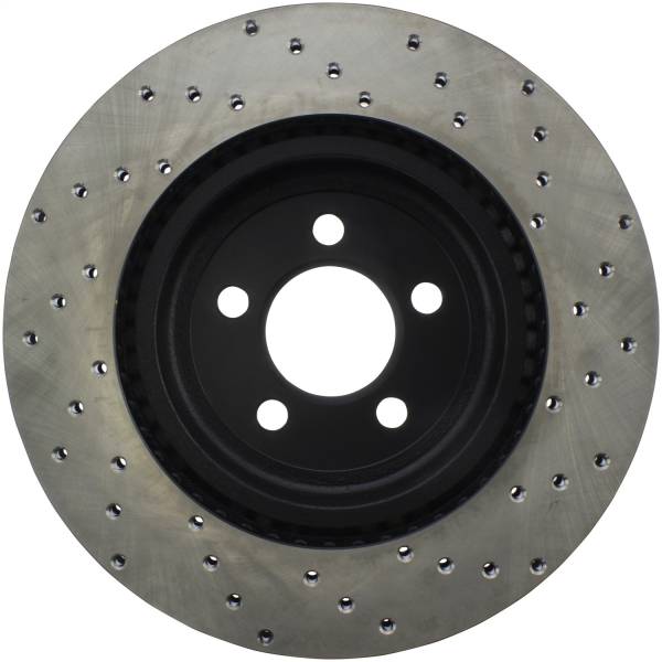 Stoptech - StopTech Sport Cross Drilled Brake Rotor Front Right 128.63061R