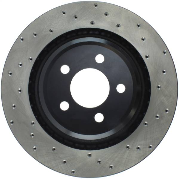 Stoptech - StopTech Sport Cross Drilled Brake Rotor Rear Left 128.63064L