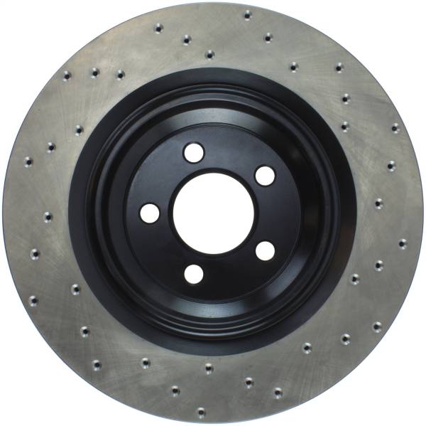 Stoptech - StopTech Sport Cross Drilled Brake Rotor Rear Right 128.63064R