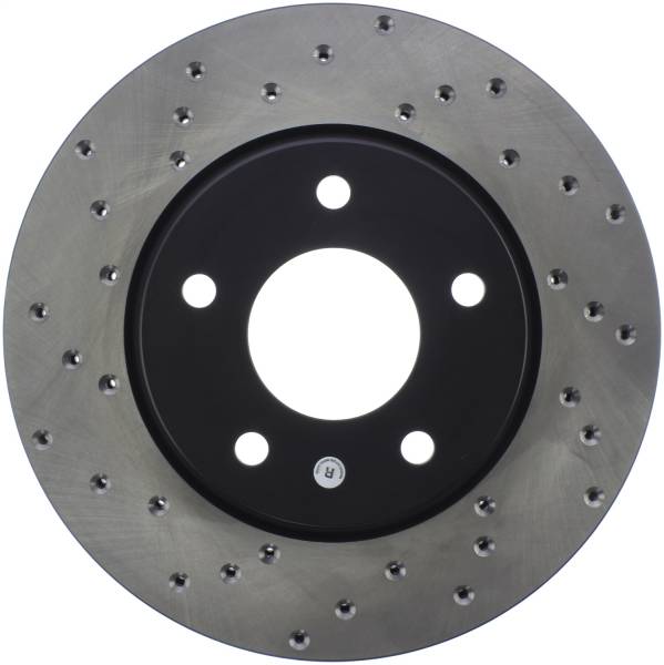 Stoptech - StopTech Sport Cross Drilled Brake Rotor Front Right 128.63068R