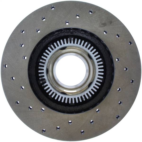 Stoptech - StopTech Sport Cross Drilled Brake Rotor Front Left 128.65035L