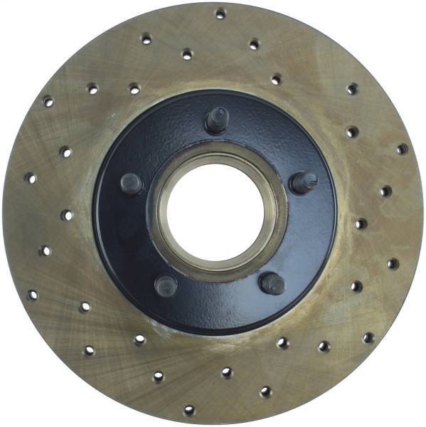 Stoptech - StopTech Sport Cross Drilled Brake Rotor Front Left 128.65050L