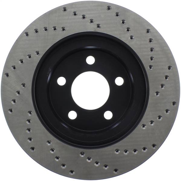 Stoptech - StopTech Sport Cross Drilled Brake Rotor Front Right 128.65082R