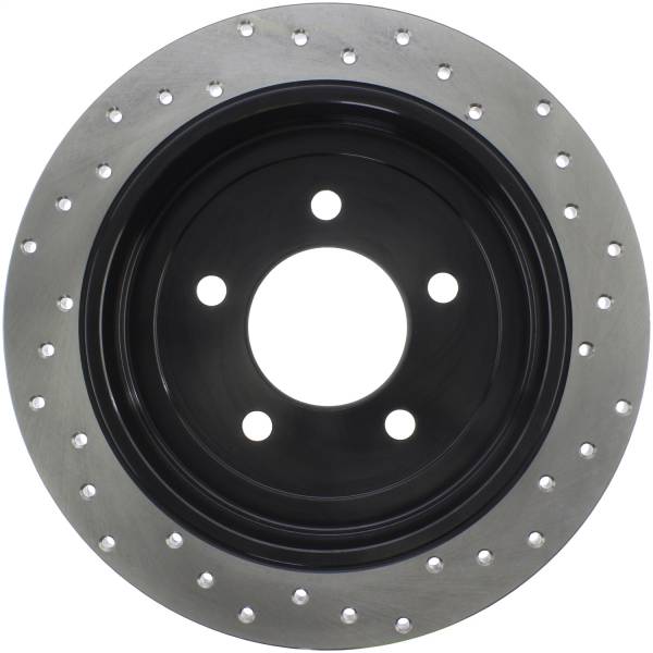 Stoptech - StopTech Sport Cross Drilled Brake Rotor Rear Right 128.65085R