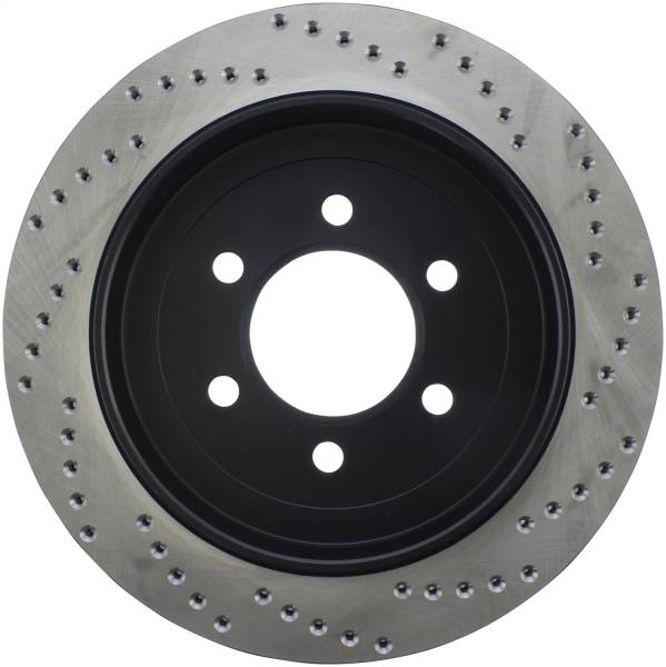 Stoptech - StopTech Sport Cross Drilled Brake Rotor Rear Right 128.65095R