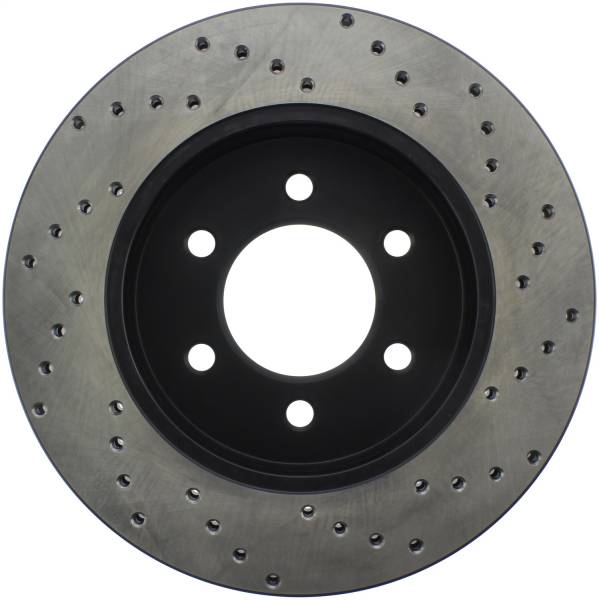 Stoptech - StopTech Sport Cross Drilled Brake Rotor Front Right 128.65100R