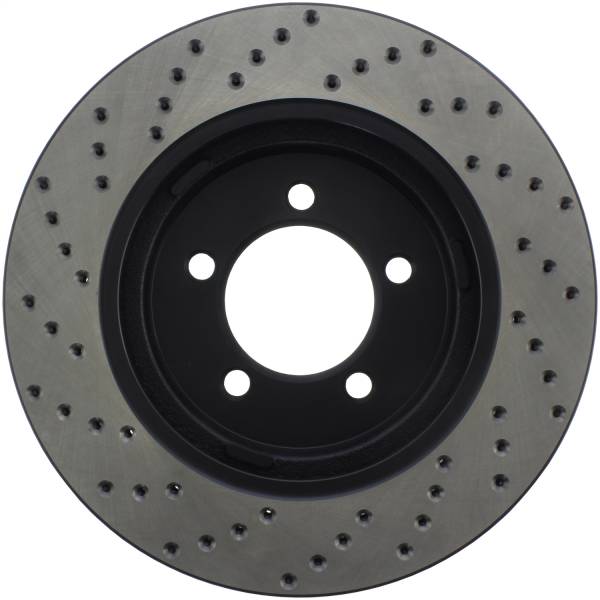 Stoptech - StopTech Sport Cross Drilled Brake Rotor Front Left 128.65118L