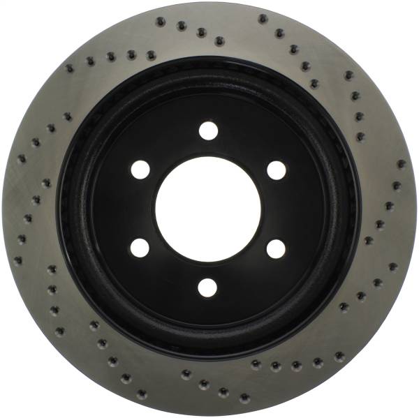 Stoptech - StopTech Sport Cross Drilled Brake Rotor Rear Right 128.65153R