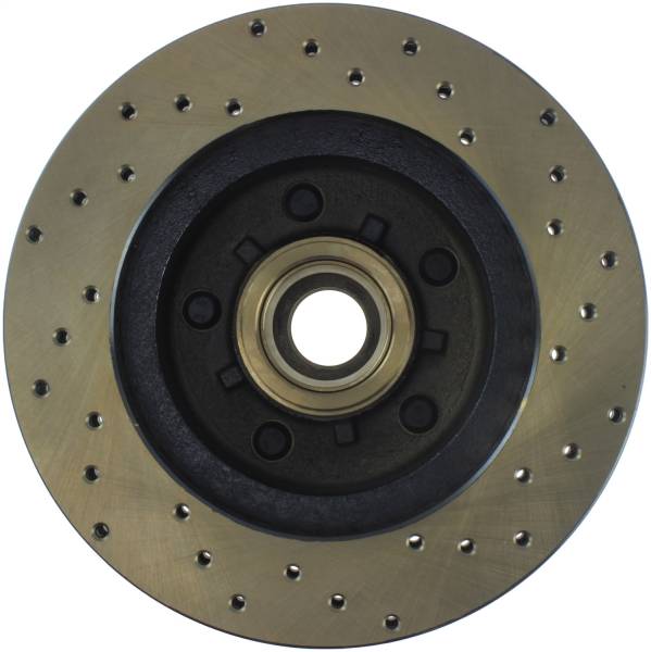 Stoptech - StopTech Sport Cross Drilled Brake Rotor Front Right 128.66000R