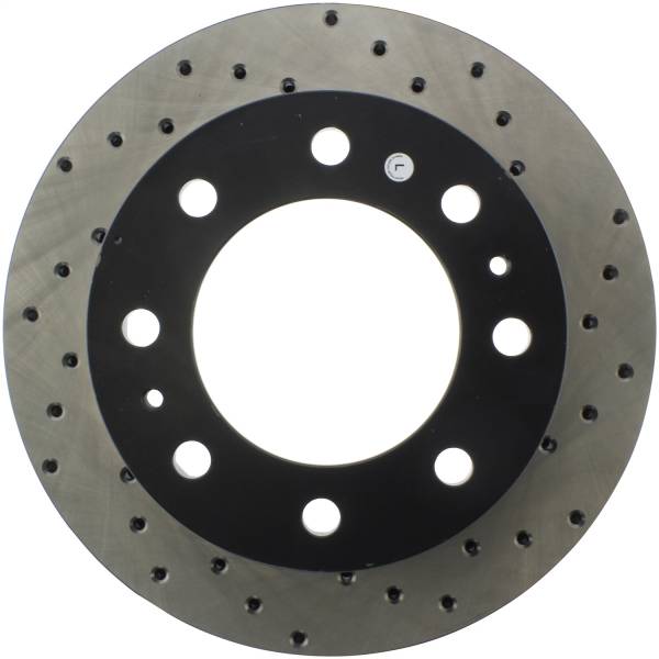 Stoptech - StopTech Sport Cross Drilled Brake Rotor Front Left 128.66042L