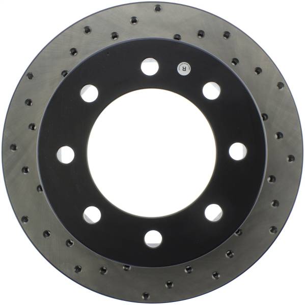 Stoptech - StopTech Sport Cross Drilled Brake Rotor Rear Right 128.66044R