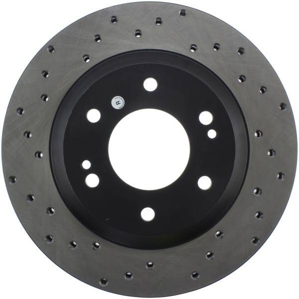 Stoptech - StopTech Sport Cross Drilled Brake Rotor Front Right 128.66051R