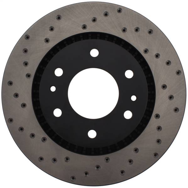 Stoptech - StopTech Sport Cross Drilled Brake Rotor Front Right 128.66063R