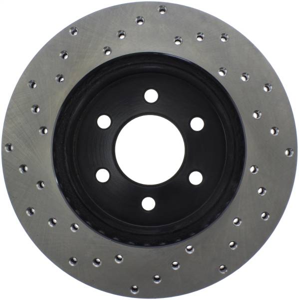 Stoptech - StopTech Sport Cross Drilled Brake Rotor Front Left 128.67038L