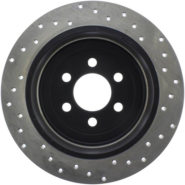 Stoptech - StopTech Sport Cross Drilled Brake Rotor Rear Right 128.67058R